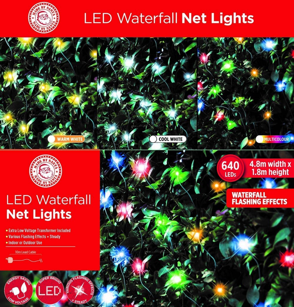 LED Multicoloured Net Light (4.8m)