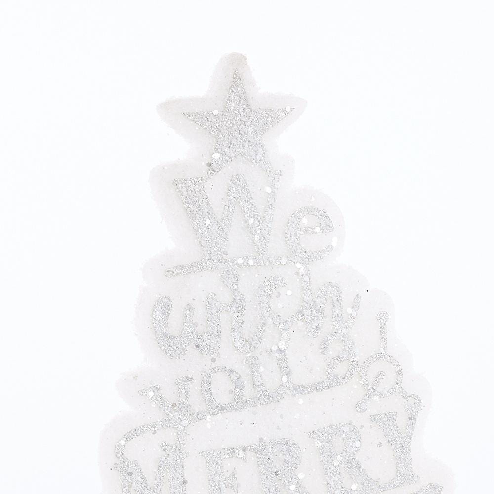 Glitter Message Tree Decoration