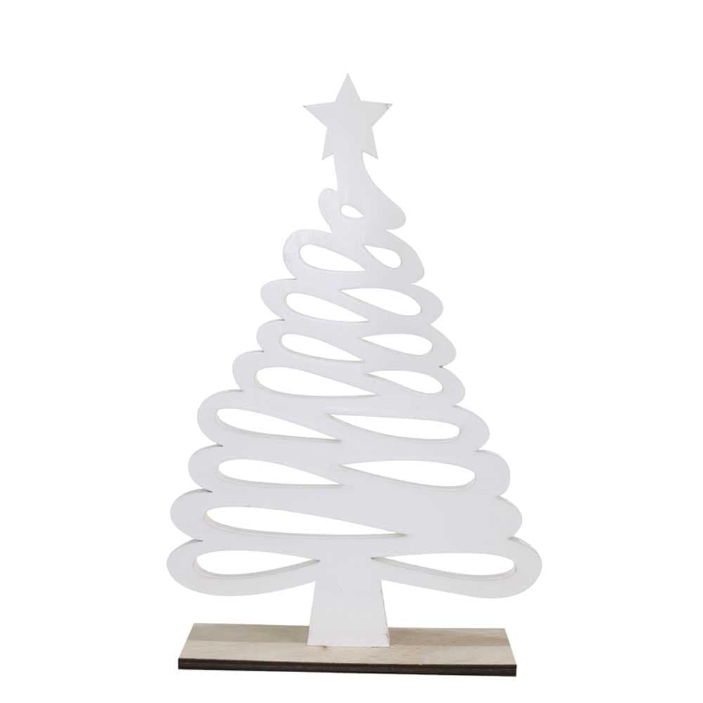 Wavy Table Tree 4 Asst (29cm)